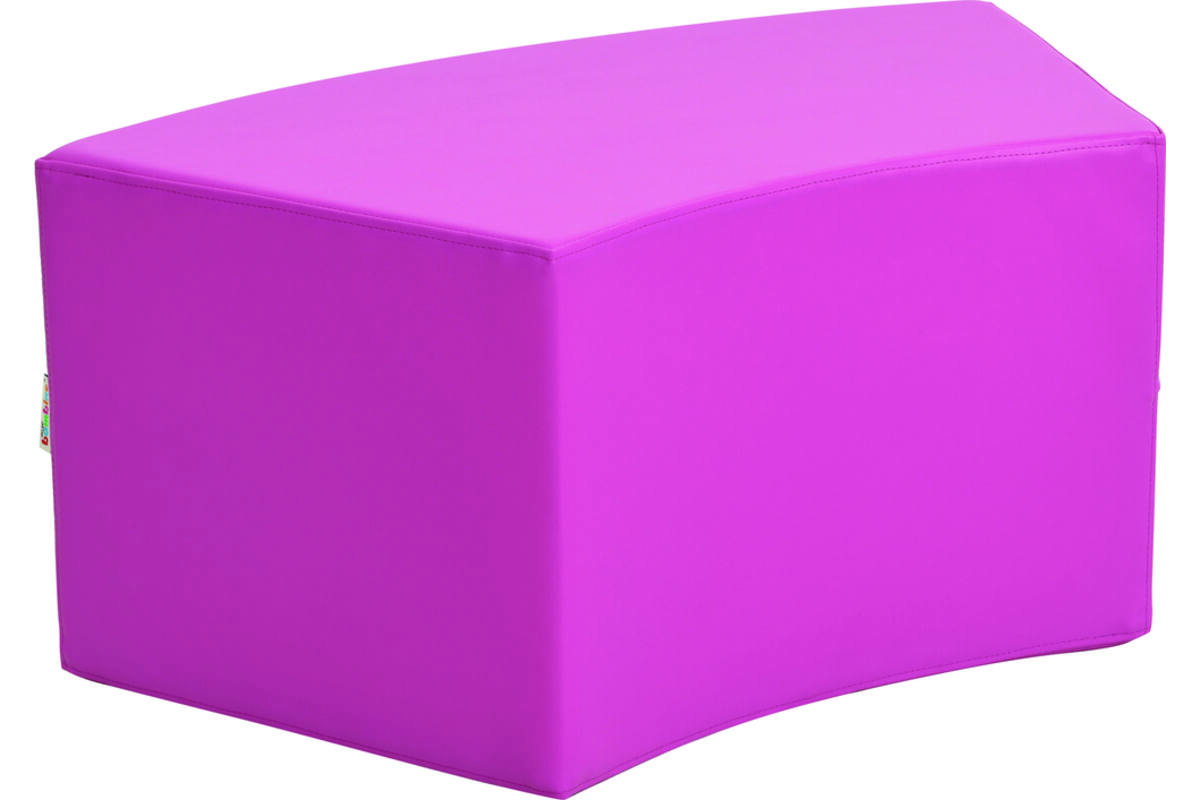 Poef Paolo kort, roze